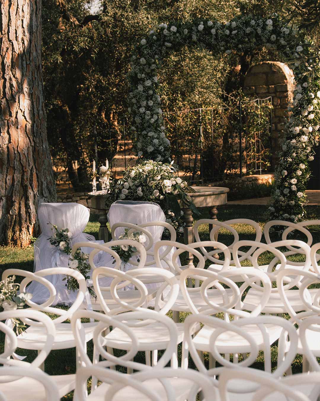 Rito civile in villa a Villa Ciccorosella vicino Bari